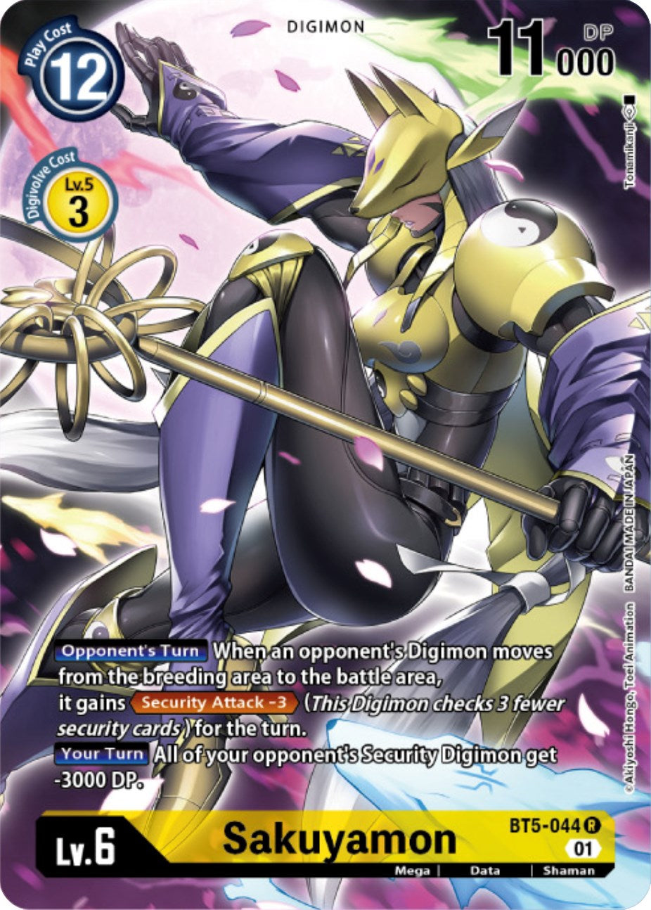 Sakuyamon [BT5-044] (Digimon Card Game Deck Box Set) [Battle of Omni Promos] | Devastation Store