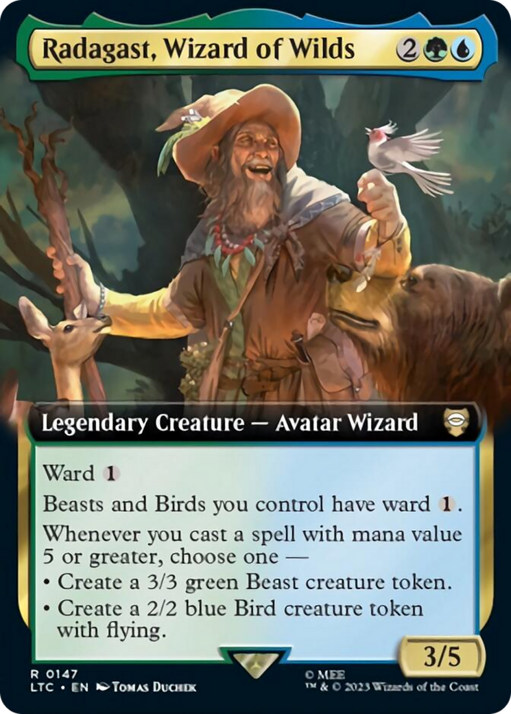 Radagast, Wizard of Wilds (Extended Art) [The Lord of the Rings: Tales of Middle-Earth Commander] | Devastation Store