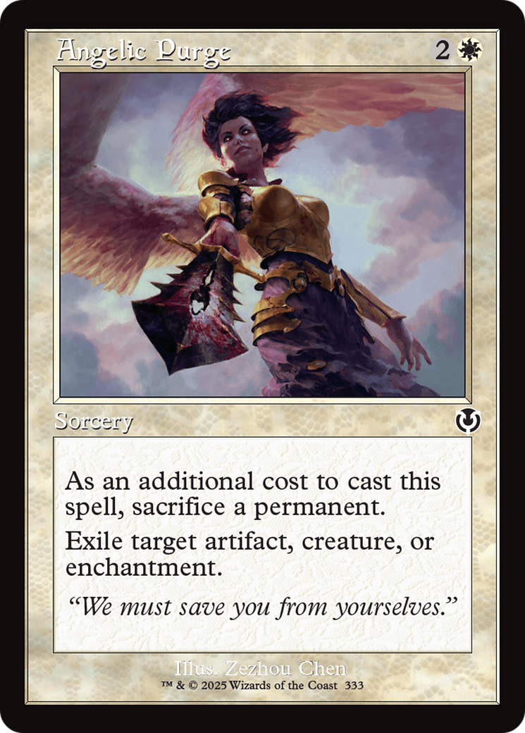 Angelic Purge (Retro Frame) [Innistrad Remastered] | Devastation Store