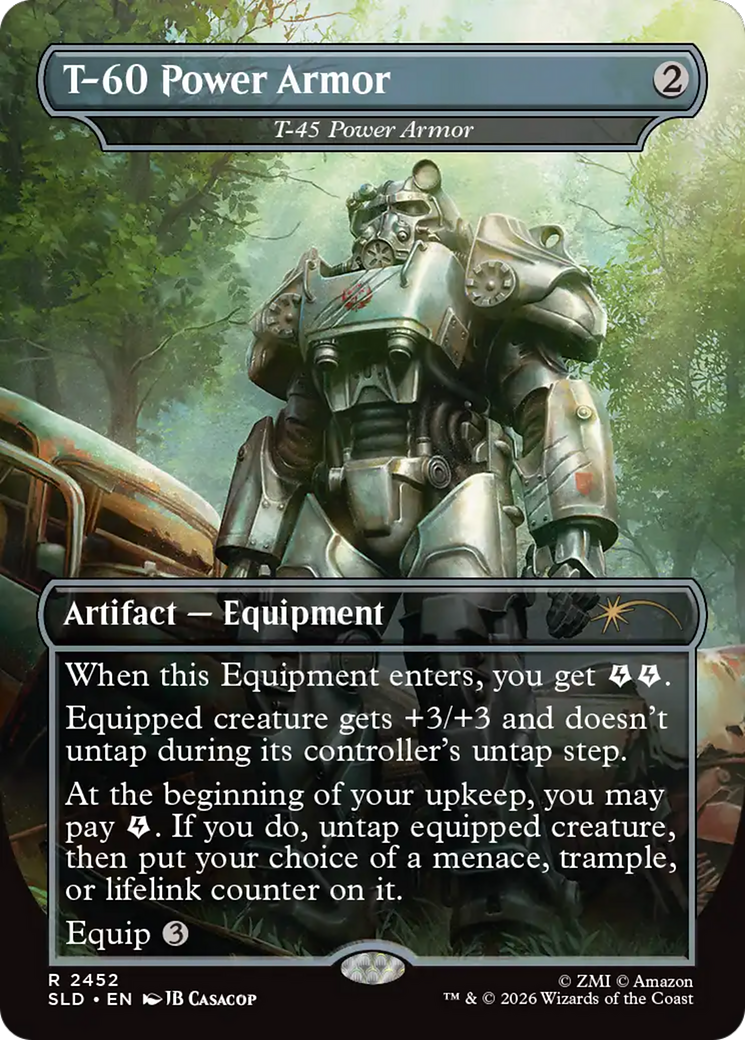 T-60 Power Armor - T-45 Power Armor [Secret Lair Drop Series] | Devastation Store