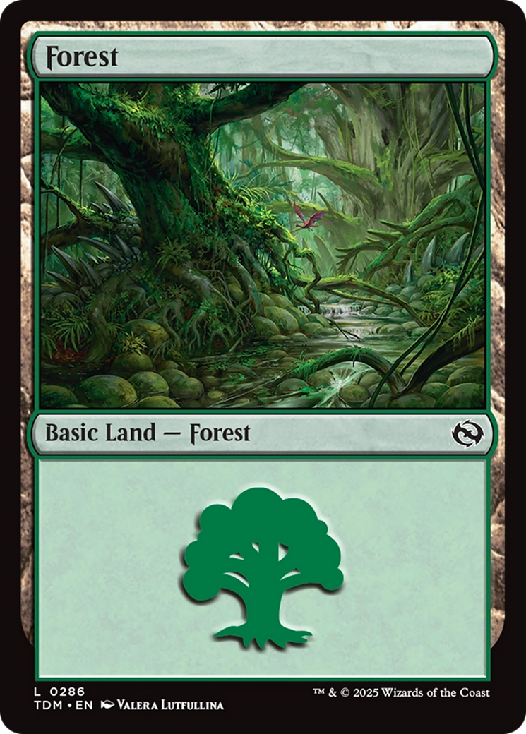Forest (0286) [Tarkir: Dragonstorm] | Devastation Store