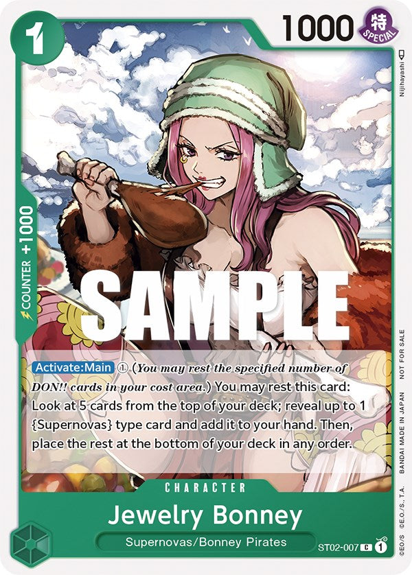 Jewelry Bonney (Tournament Pack Vol. 3) [Participant] [One Piece Promotion Cards] | Devastation Store