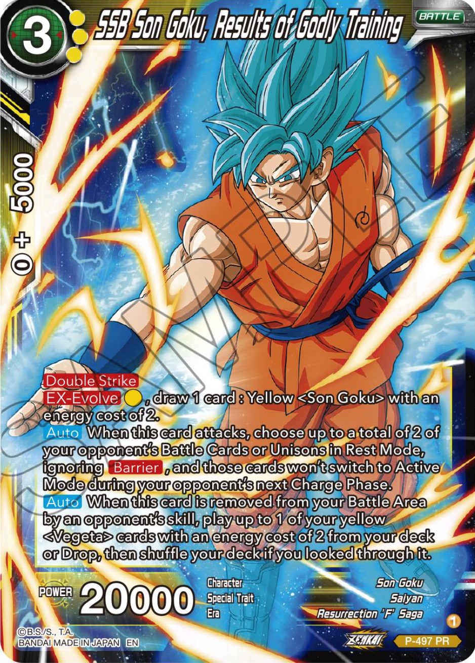 SSB Son Goku, Results of Godly Training (P-497) [Promotion Cards] | Devastation Store