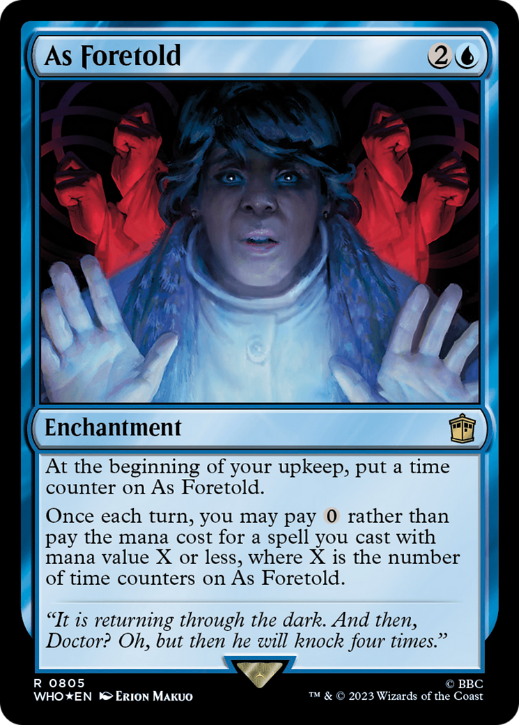 As Foretold (Surge Foil) [Doctor Who] | Devastation Store