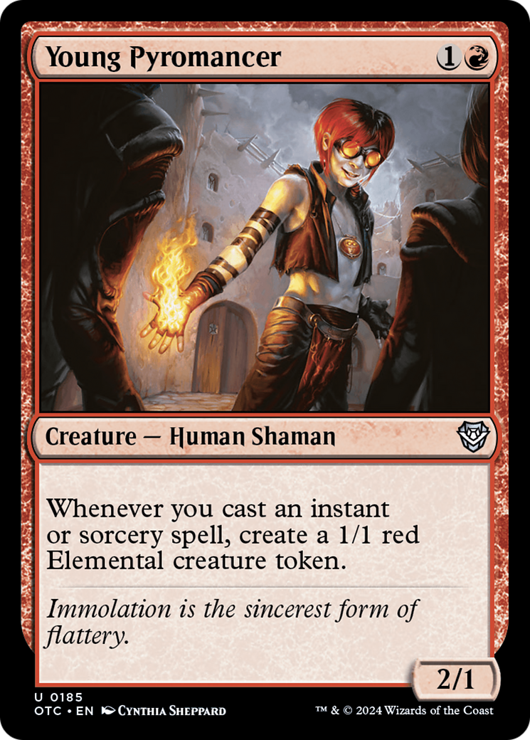 Young Pyromancer [Outlaws of Thunder Junction Commander] | Devastation Store