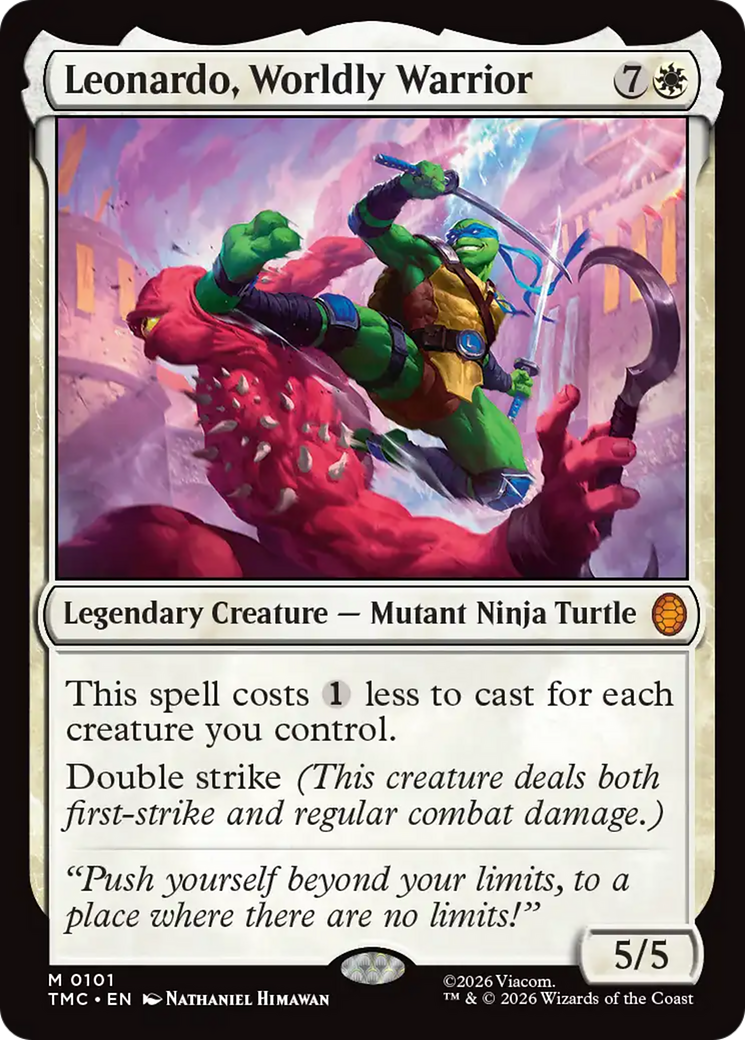 Leonardo, Worldly Warrior [Teenage Mutant Ninja Turtles Commander] | Devastation Store