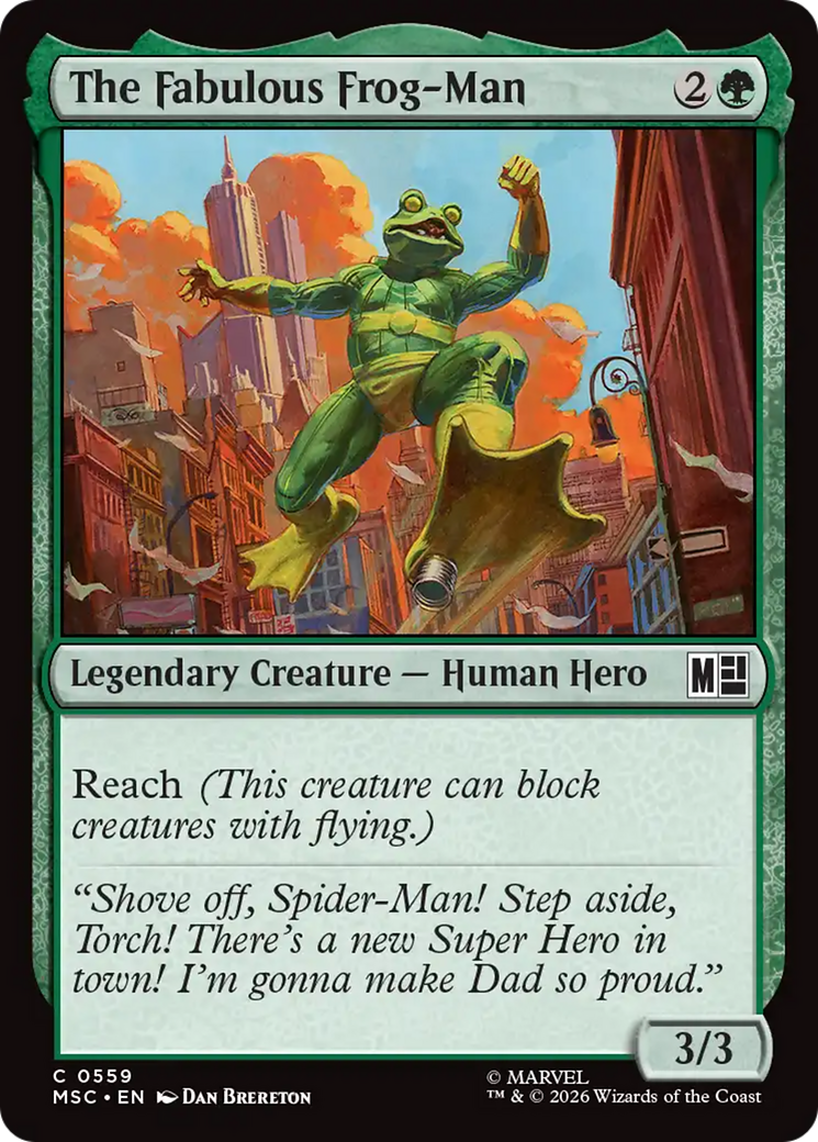 The Fabulous Frog-Man [Marvel Super Heroes Commander] | Devastation Store