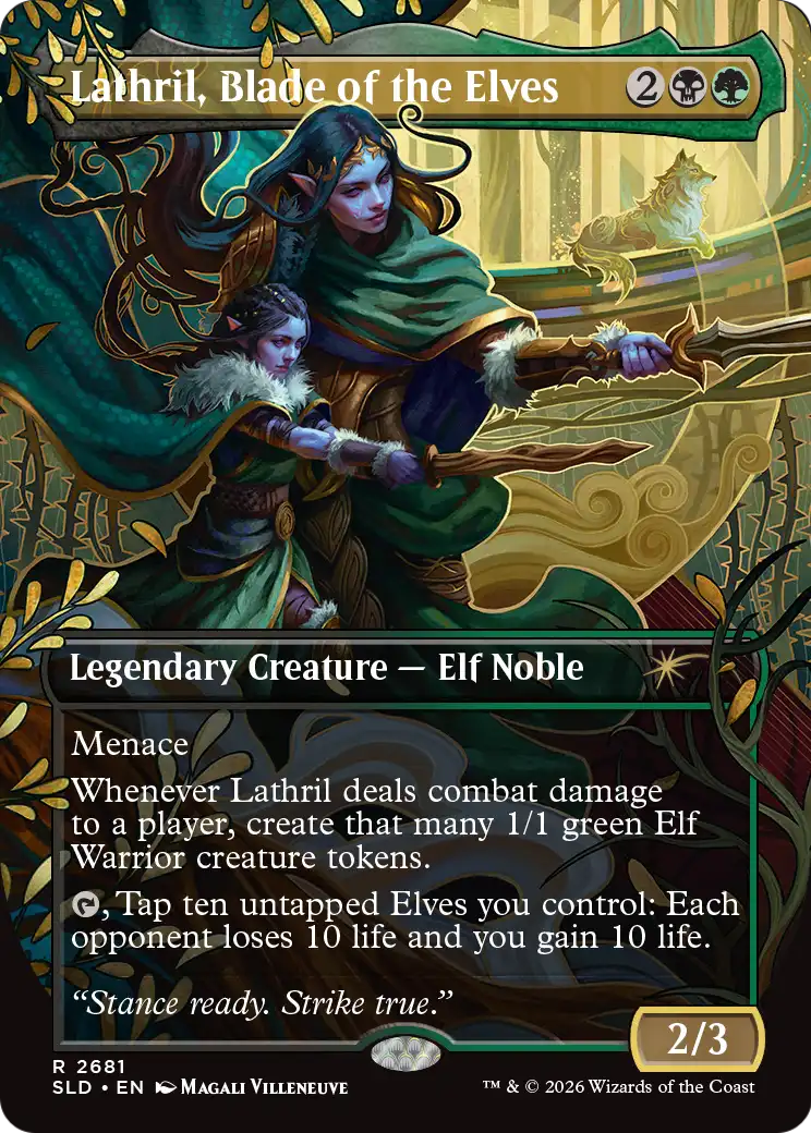 Lathril, Blade of the Elves [Secret Lair Drop Series] | Devastation Store