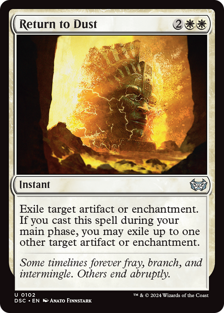 Return to Dust [Duskmourn: House of Horror Commander] | Devastation Store