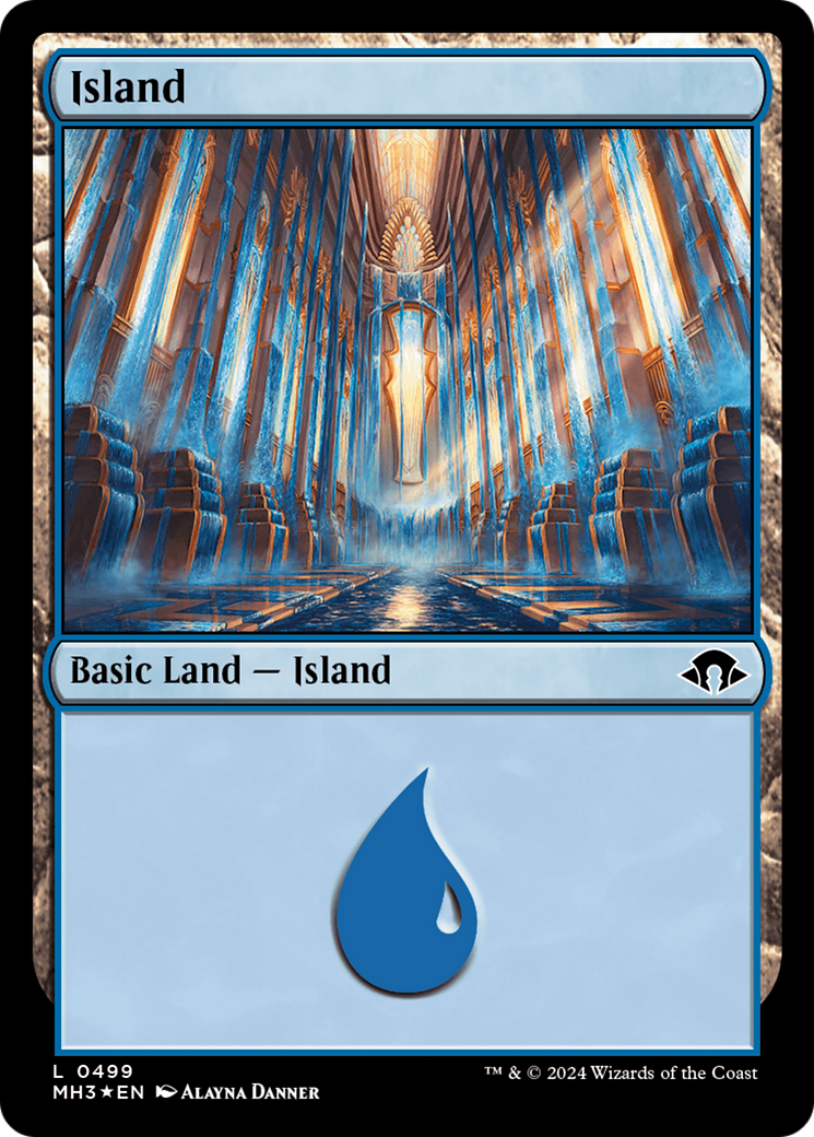 Island (0499) (Ripple Foil) [Modern Horizons 3] | Devastation Store