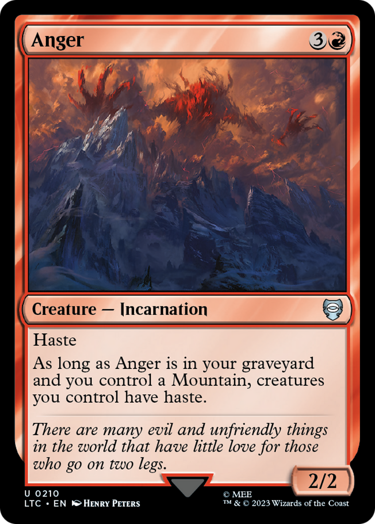 Anger [The Lord of the Rings: Tales of Middle-Earth Commander] | Devastation Store