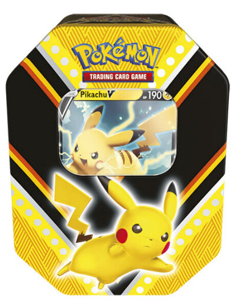 Sword & Shield - V Powers Tin (Pikachu V) (International Version) | Devastation Store