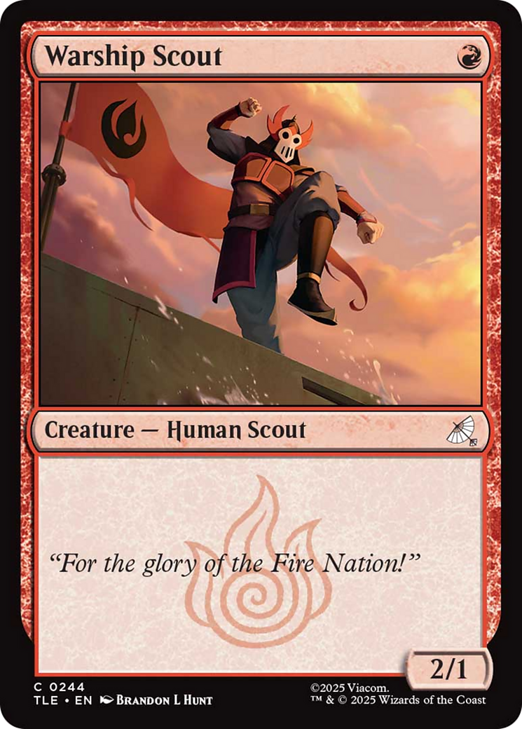 Warship scout [Avatar: The Last Airbender: Eternal-Legal] | Devastation Store