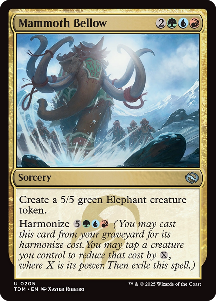 Mammoth Bellow [Tarkir: Dragonstorm] | Devastation Store