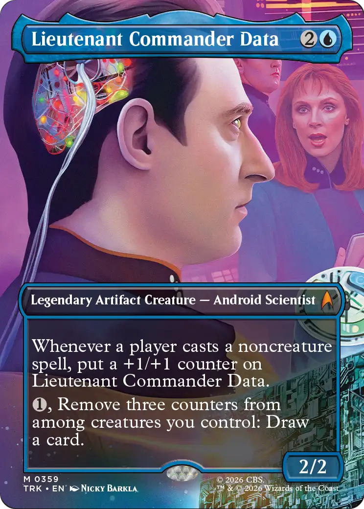 Lieutenant Commander Data (Borderless) [Star Trek] | Devastation Store