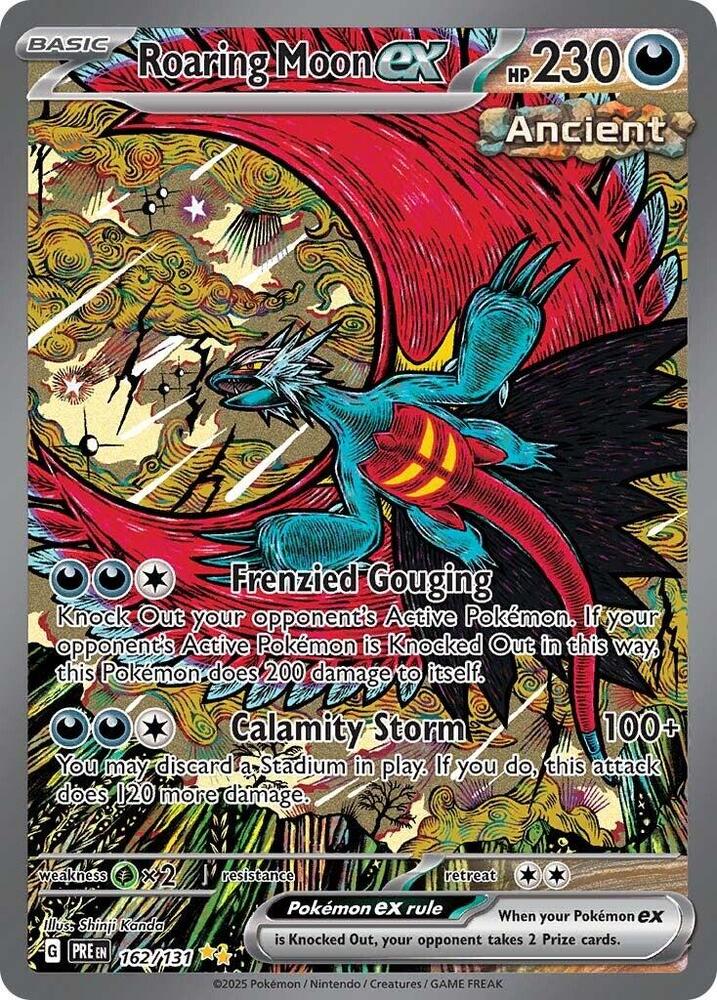 Roaring Moon ex (162/131) [Scarlet & Violet: Prismatic Evolutions] | Devastation Store