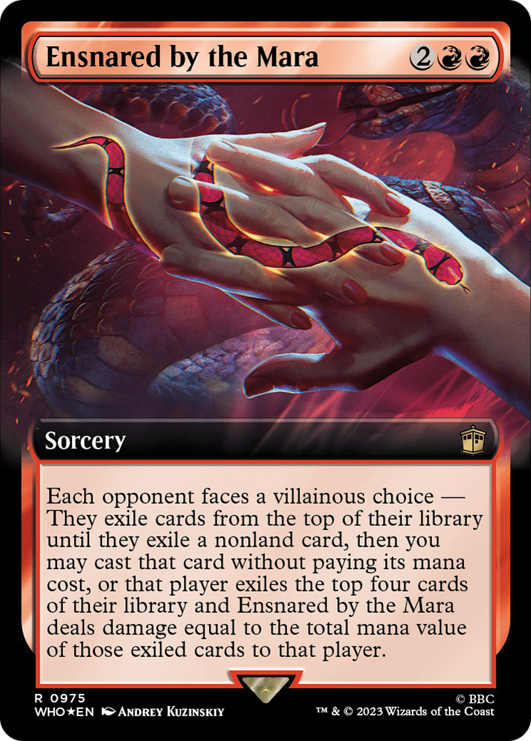 Ensnared by the Mara (Extended Art) (Surge Foil) [Doctor Who] | Devastation Store