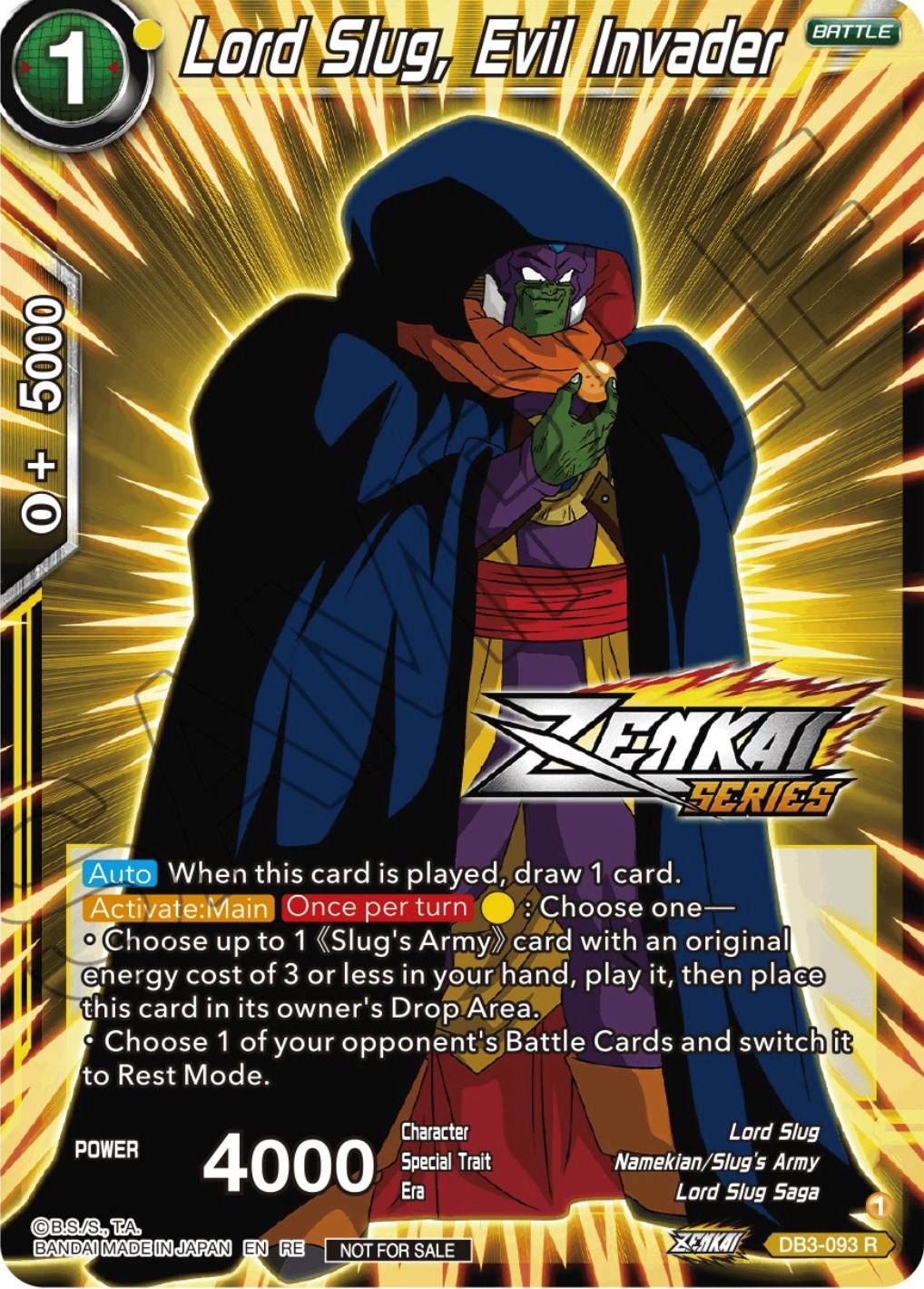Lord Slug, Evil Invader (Event Pack 12) (DB3-093) [Tournament Promotion Cards] | Devastation Store