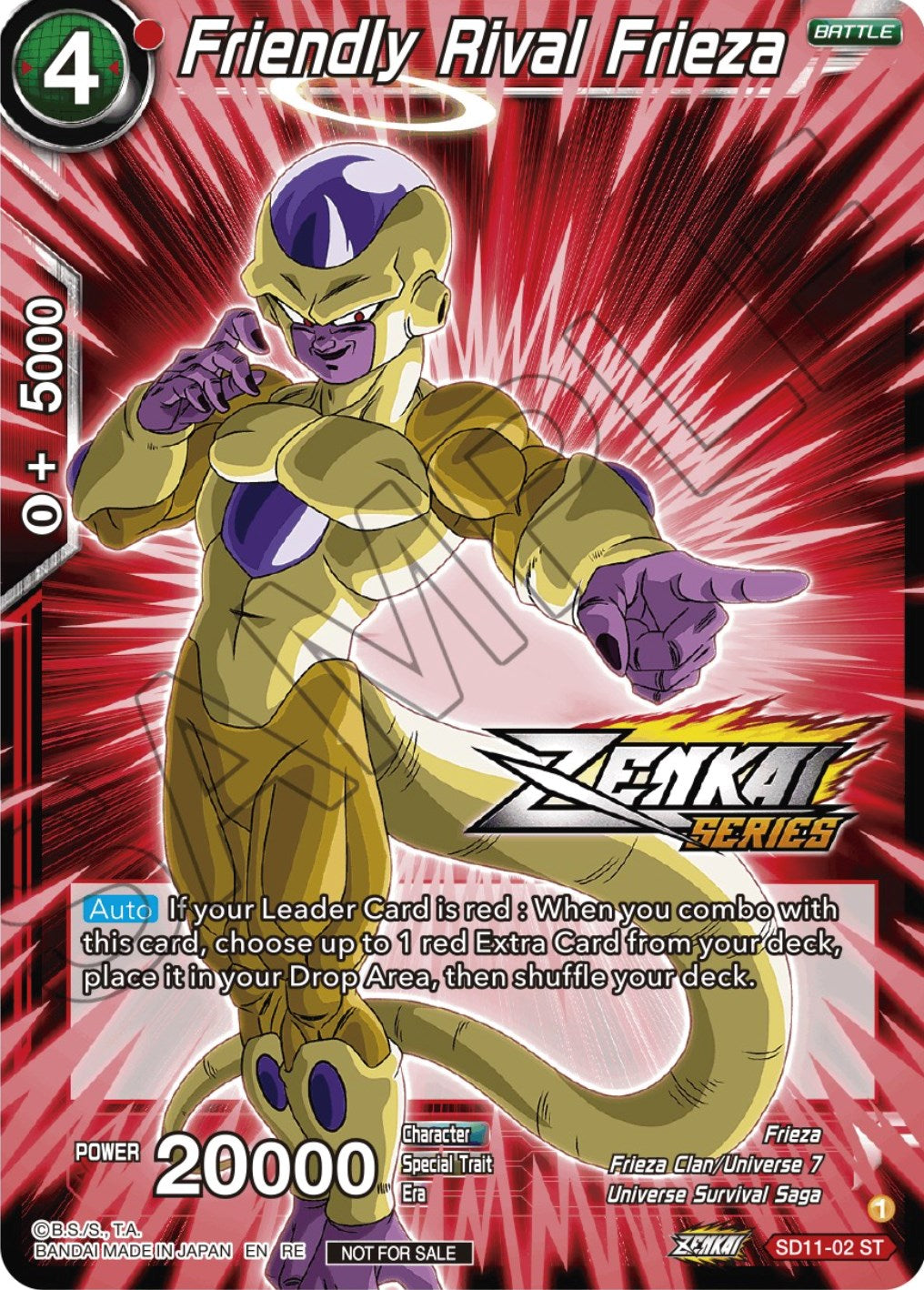 Friendly Rival Frieza (Event Pack 12) (SD11-02) [Tournament Promotion Cards] | Devastation Store