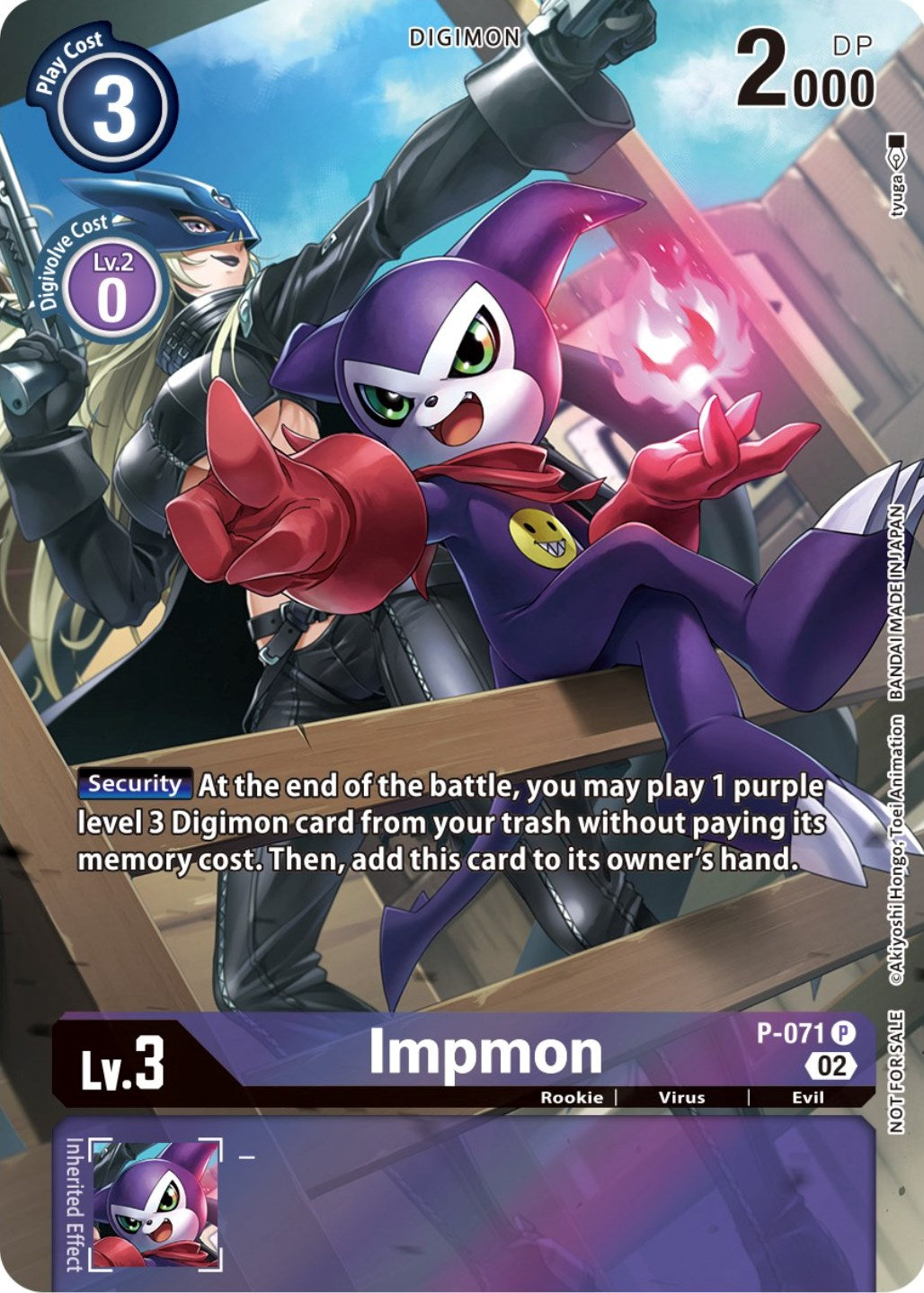 Impmon [P-071] (Official Tournament Pack Vol. 10) [Promotional Cards] | Devastation Store