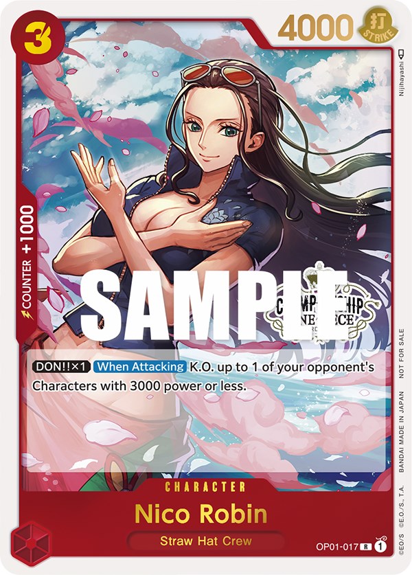 Nico Robin (Store Championship Participation Pack) [One Piece Promotion Cards] | Devastation Store