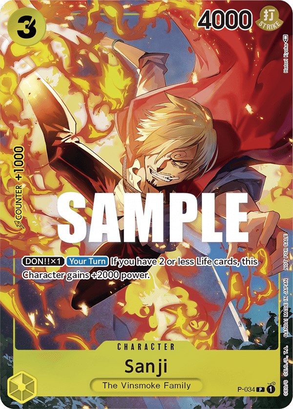 Sanji (Event Pack Vol. 2) [One Piece Promotion Cards] | Devastation Store