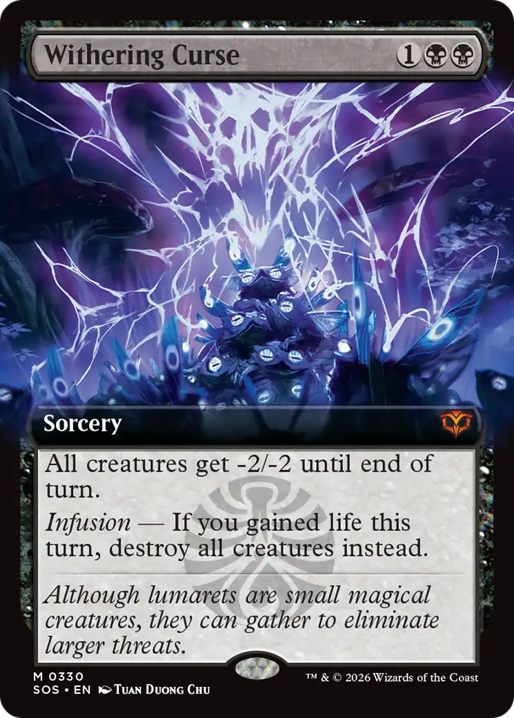 Withering Curse (Extended Art) [Secrets of Strixhaven] | Devastation Store