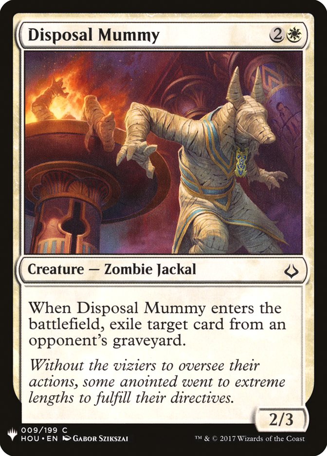 Disposal Mummy [Mystery Booster] | Devastation Store