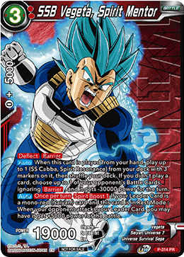 SSB Vegeta, Spirit Mentor (Winner Stamped) (P-314) [Tournament Promotion Cards] | Devastation Store