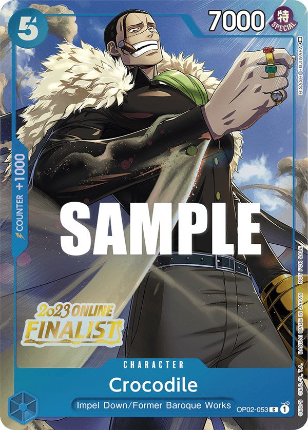Crocodile (Online Regional 2023) [Finalist] [One Piece Promotion Cards] | Devastation Store