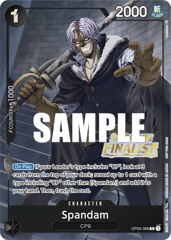 Spandam (Online Regional 2023) [Finalist] [One Piece Promotion Cards] | Devastation Store