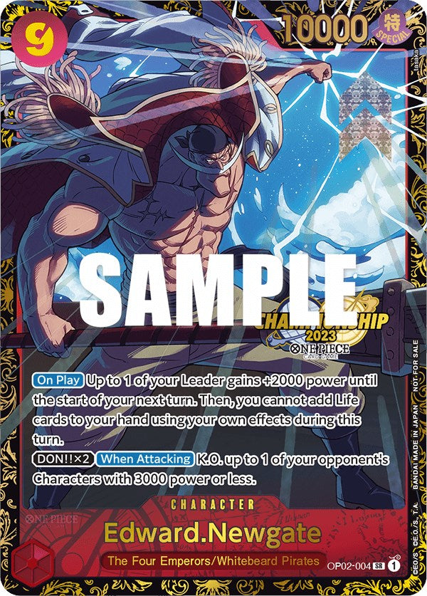 Edward.Newgate (Championship 2023) [One Piece Promotion Cards] | Devastation Store