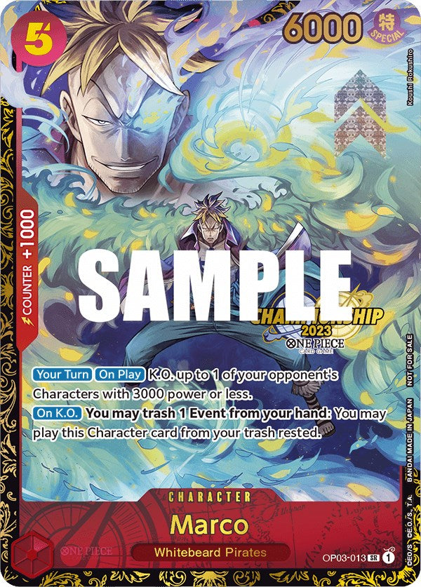 Marco (Championship 2023) [One Piece Promotion Cards] | Devastation Store