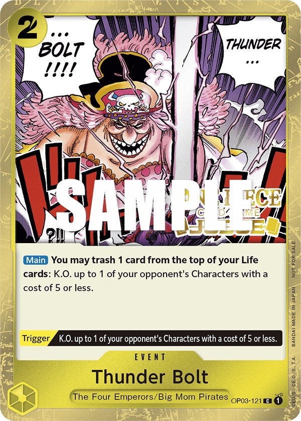 Thunder Bolt (Judge Pack Vol. 2) [One Piece Promotion Cards] | Devastation Store