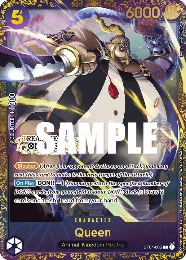 Queen (Treasure Cup) [One Piece Promotion Cards] | Devastation Store