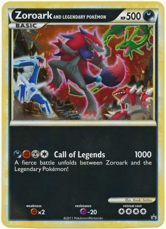 Zoroark and Legendary Pokemon (Jumbo Card) [Miscellaneous Cards] | Devastation Store