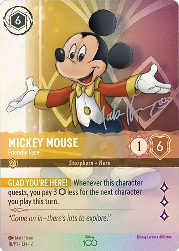 Mickey Mouse - Friendly Face (Enchanted) (18) [Disney100 Promos] | Devastation Store