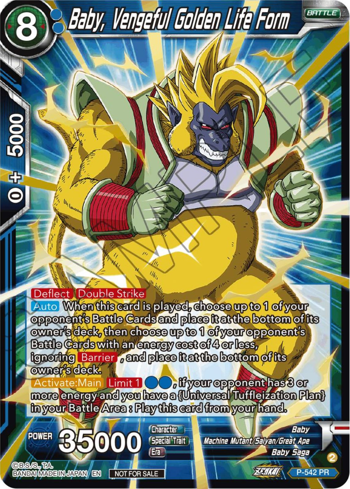 Baby, Vengeful Golden Life Form (Championship Selection Pack 2023 Vol.3) (Gold-Stamped) (P-542) [Tournament Promotion Cards] | Devastation Store