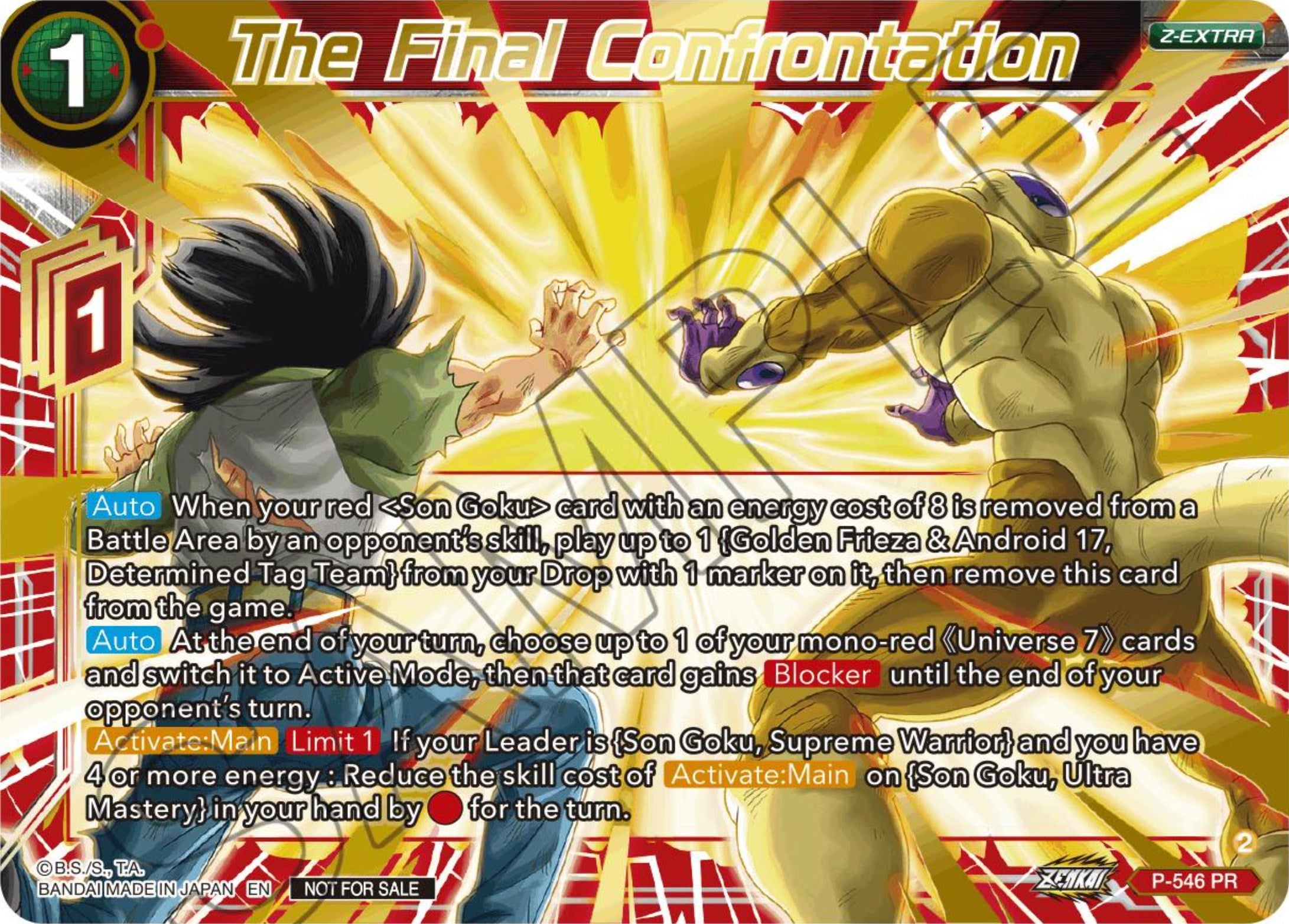 The Final Confrontation (Championship Z Extra Card Pack 2023) (P-546) [Tournament Promotion Cards] | Devastation Store