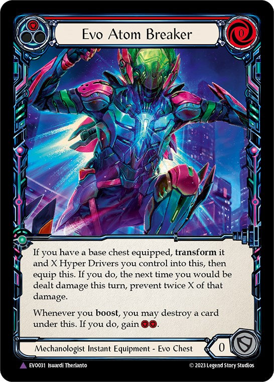 Evo Atom Breaker (Marvel) [EVO031] (Bright Lights)  Cold Foil | Devastation Store