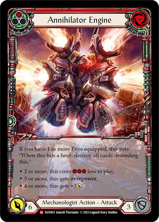 Annihilator Engine (Extended Art) [EVO054] (Bright Lights)  Rainbow Foil | Devastation Store