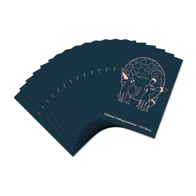 Card Sleeves - Espeon & Umbreon Starry Constellations (65-Pack) | Devastation Store