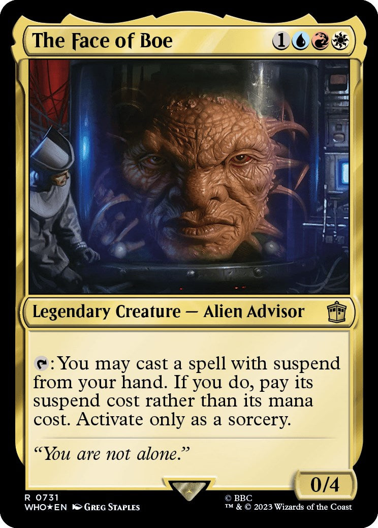 The Face of Boe (Surge Foil) [Doctor Who] | Devastation Store