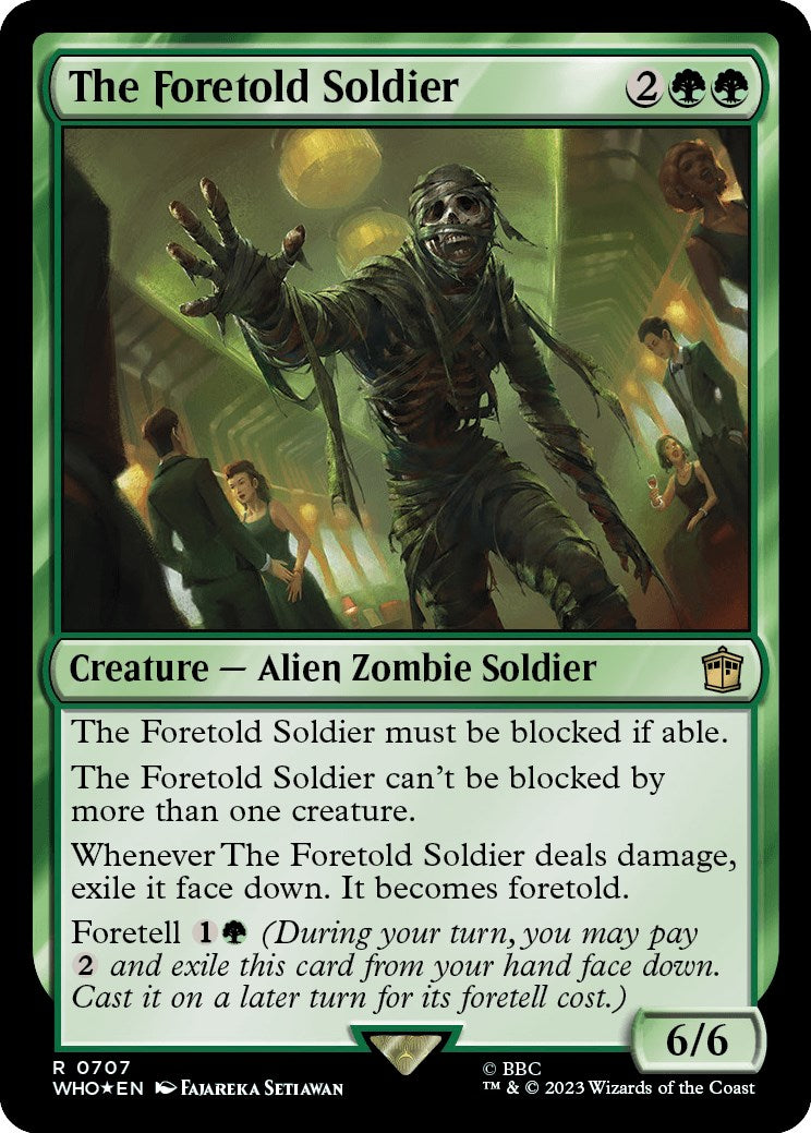The Foretold Soldier (Surge Foil) [Doctor Who] | Devastation Store