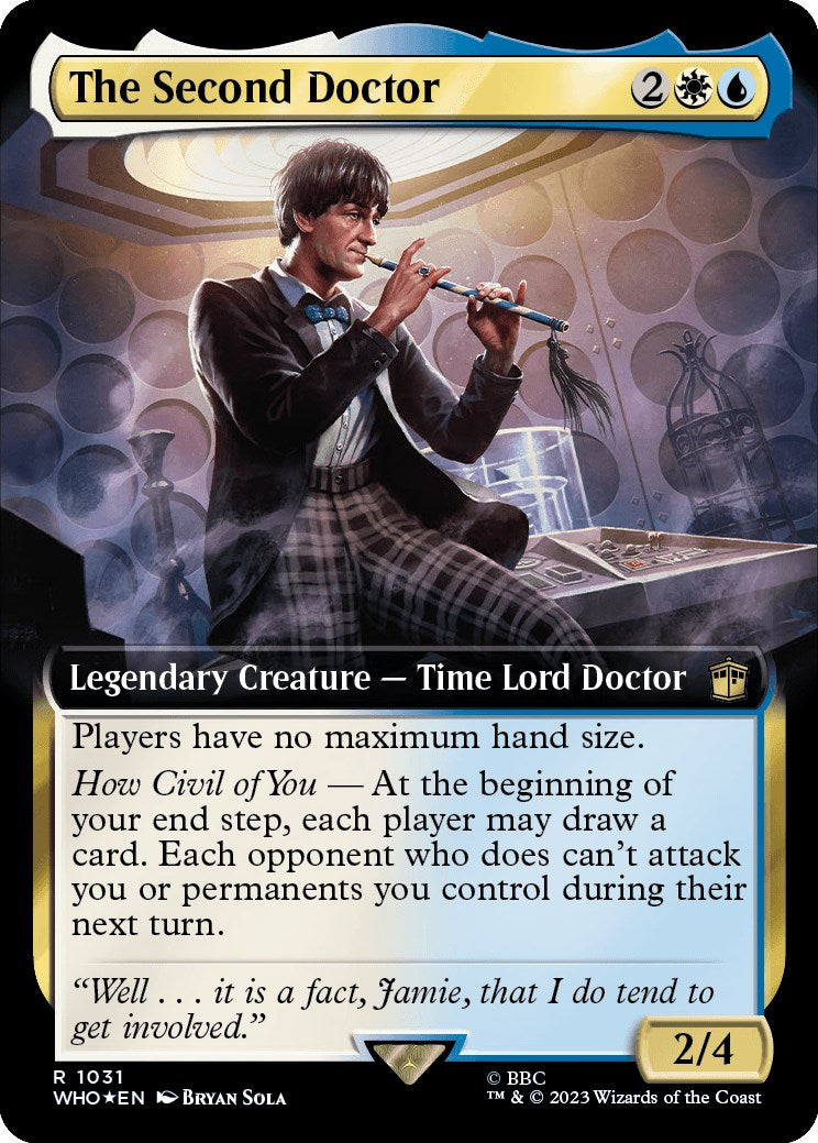 The Second Doctor (Extended Art) (Surge Foil) [Doctor Who] | Devastation Store
