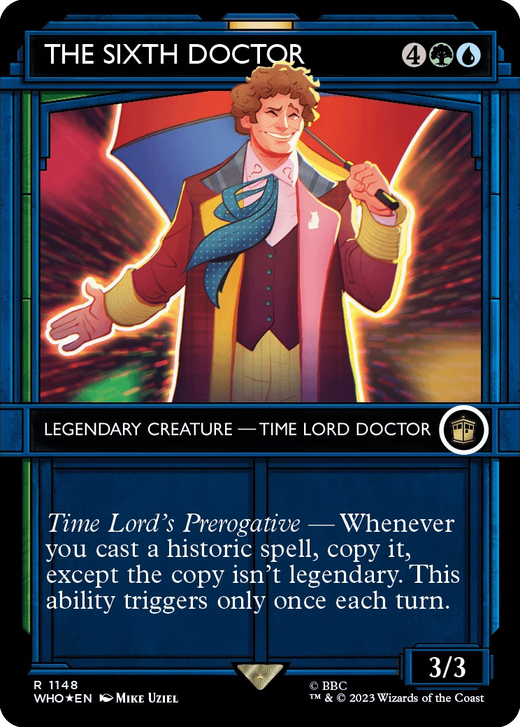 The Sixth Doctor (Showcase) (Surge Foil) [Doctor Who] | Devastation Store