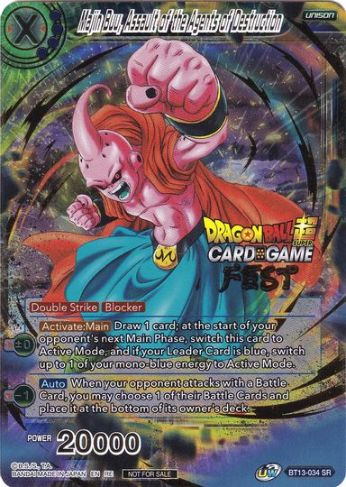 Majin Buu, Assault of the Agents of Destruction (Card Game Fest 2022) (BT13-034) [Tournament Promotion Cards] | Devastation Store