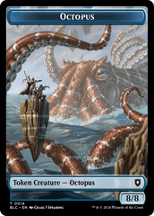 Octopus // Rabbit Double-Sided Token [Bloomburrow Commander Tokens] | Devastation Store