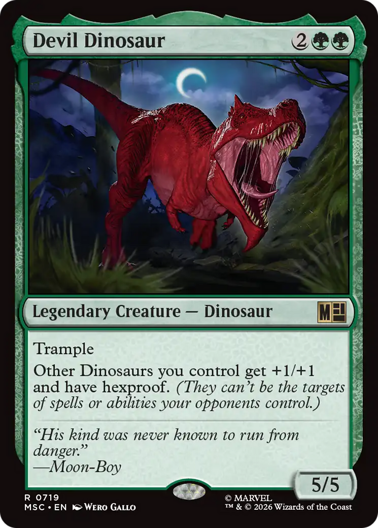 Devil Dinosaur [Marvel Super Heroes Commander] | Devastation Store
