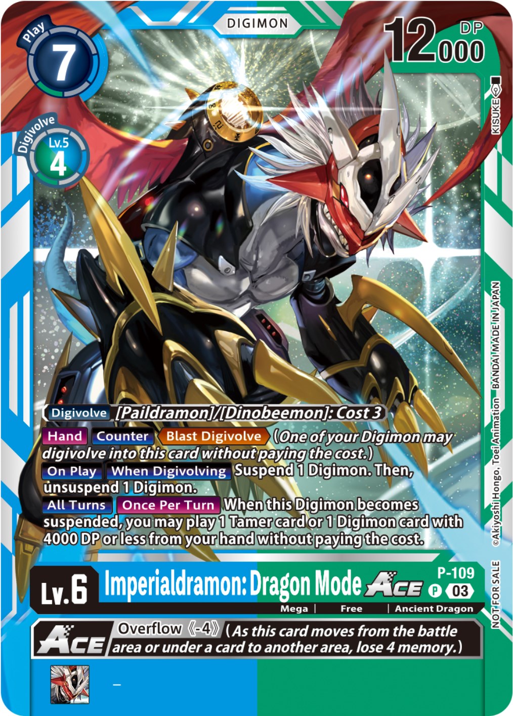 Imperialdramon: Dragon Mode Ace [P-109 ] (NYCC 2023 Demo Deck) [Promotional Cards] | Devastation Store